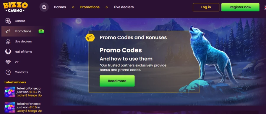 Bizzo Casino Extra Value